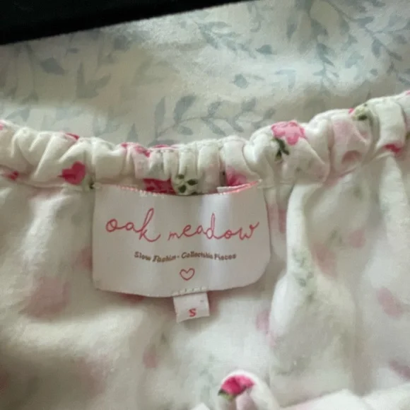 Oak Meadow Mini Dress with Pink Floral Print - Picture 4 of 5